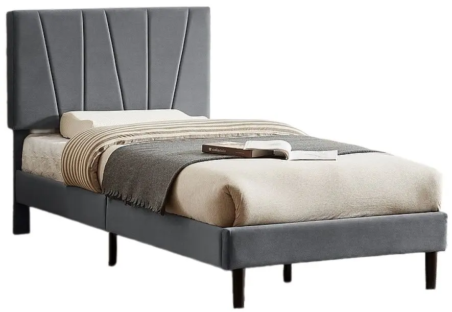 Pat Signal Savana Velvet 90x200 (Grey) - 2