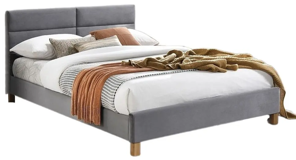 Pat Signal Sierra Velvet 140x200 (Grey/Oak)