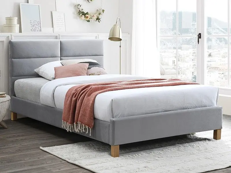 Pat Signal Sierra Velvet 160x200 (Gray Light/Oak) - 2