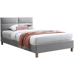 Pat Signal Sierra Velvet 160x200 (Gray Light/Oak)