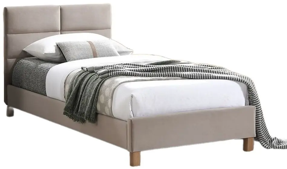 Pat Signal Sierra Velvet 90x200 Bluvel 28 (Beige/Oak)