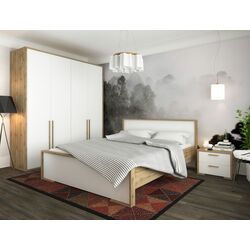 Pat Sokme Francheska 160 (Wotan Oak/White) Thumb