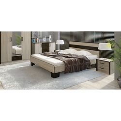 Кровать Sokme Скарлет 140 (Венге Магия/Дуб Сонома) Thumb