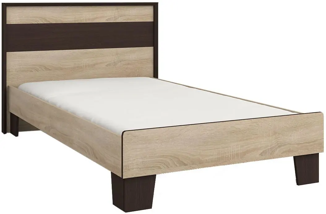 Кровать Sokme Скарлет 90 (Венге Магия/Дуб Сонома)