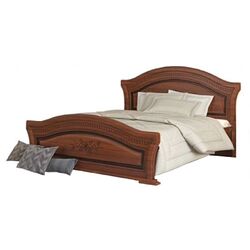 Кровать Sokme Венера Люкс 160 (Орех/Орех Тисненый)