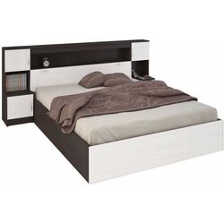 Pat Стендмебель Basya КР 552 160x200 Belfort Oak/Wenge (cu suprastructură)