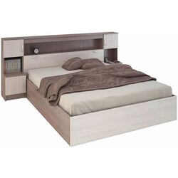 Pat Стендмебель Basya КР 552 160x200 Ash Shimo Dark/Ash Shimo Light (cu suprastructură)