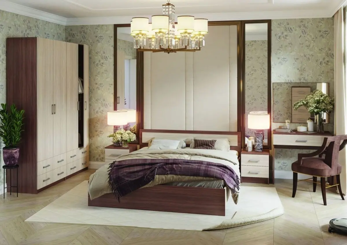 Кровать Стендмебель Гармония КР 604 160x200 Ясень Шимо Светлый/Ясень Шимо Темный (с ящиками) - 2