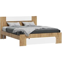 Pat Стендмебель Lamiya КМ 062 160x200 Craft Oak Gold/Diamond White (baza lamele)