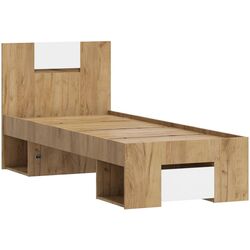 Pat Стендмебель Lamiya КМ 063 80x200 (Craft Oak Gold/Diamond White)