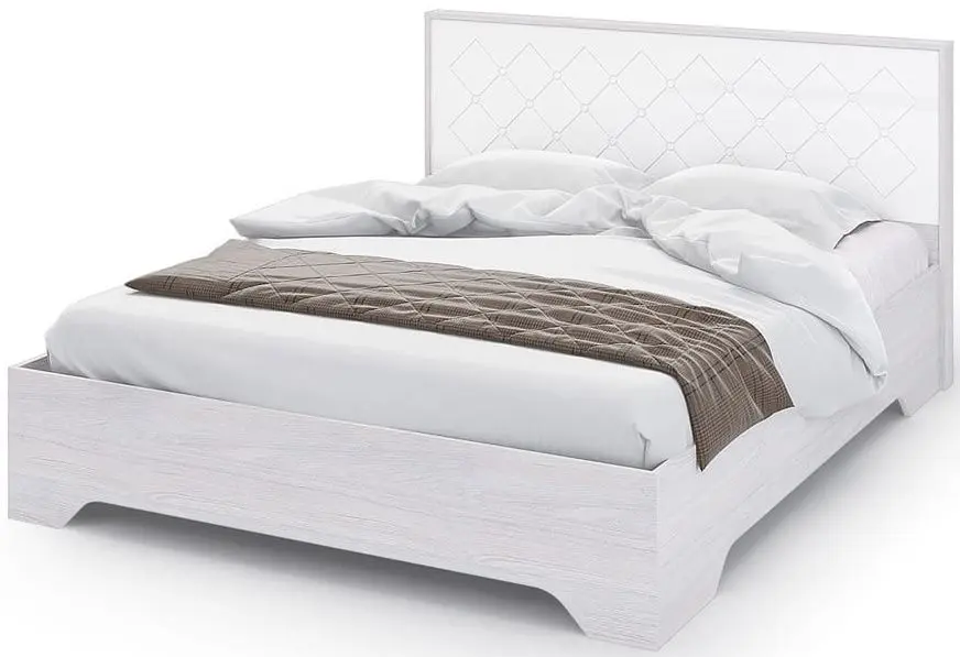 Pat Стендмебель Salma КР 026 160x200 Oak Anchor Light/White Gloss (cu mec. de ridicare)