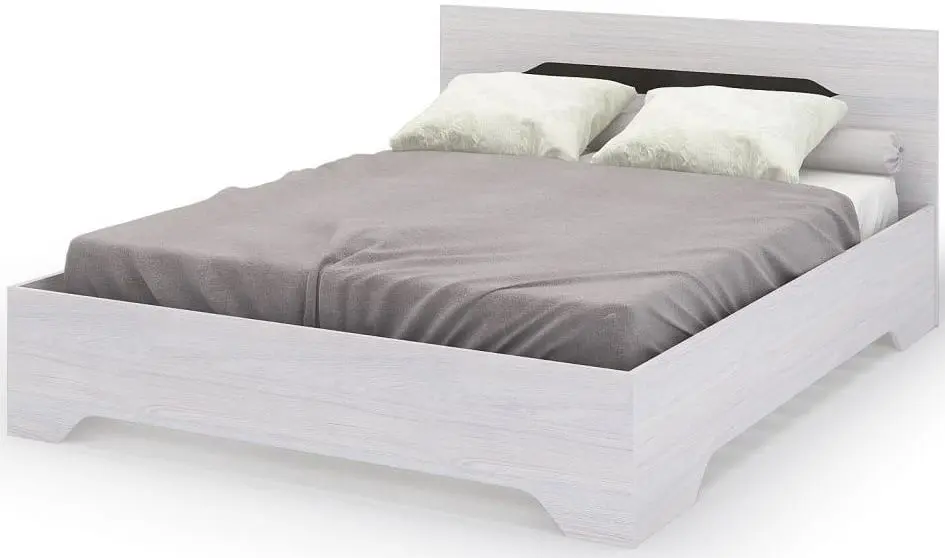 Кровать Стендмебель Валенсия КР 011 140x200 Дуб Анкор Светлый (ламельное основание)