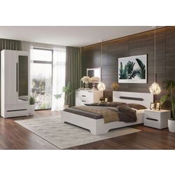 Pat Стендмебель Valensiya КР 012 160x200 Oak Anchor Light (bază lamele) Thumb