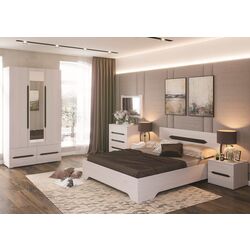 Кровать Стендмебель Валенсия КР 013 140x200 (Дуб Анкор Светлый) Thumb