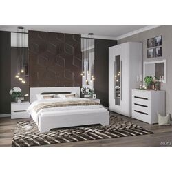 Кровать Стендмебель Валенсия КР 014 160x200 (Дуб Анкор Светлый) Thumb