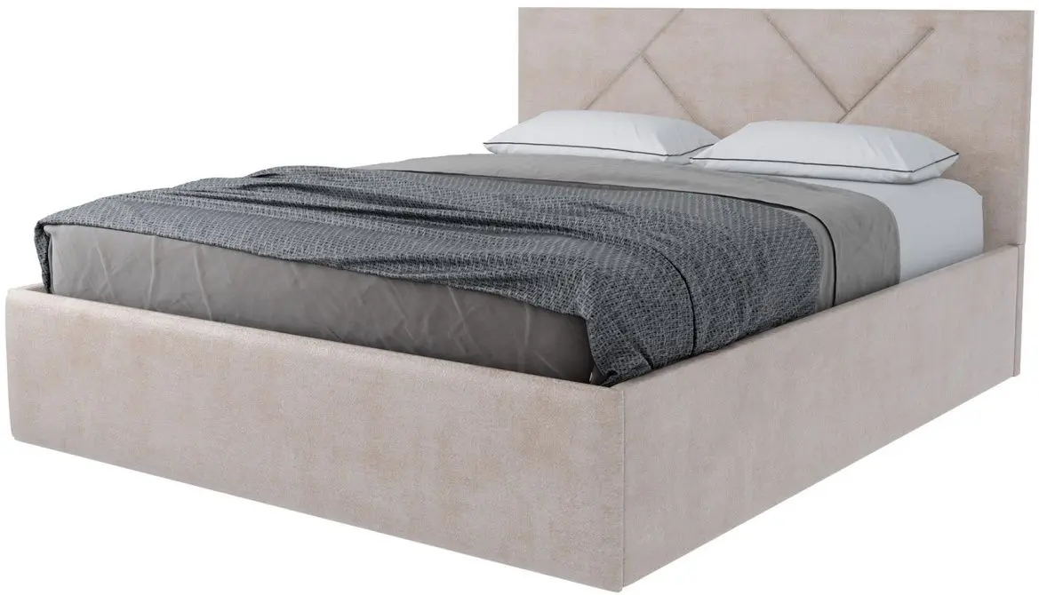 Кровать Stolline Лима 1.6 Бежевый (с подъем. мех.)