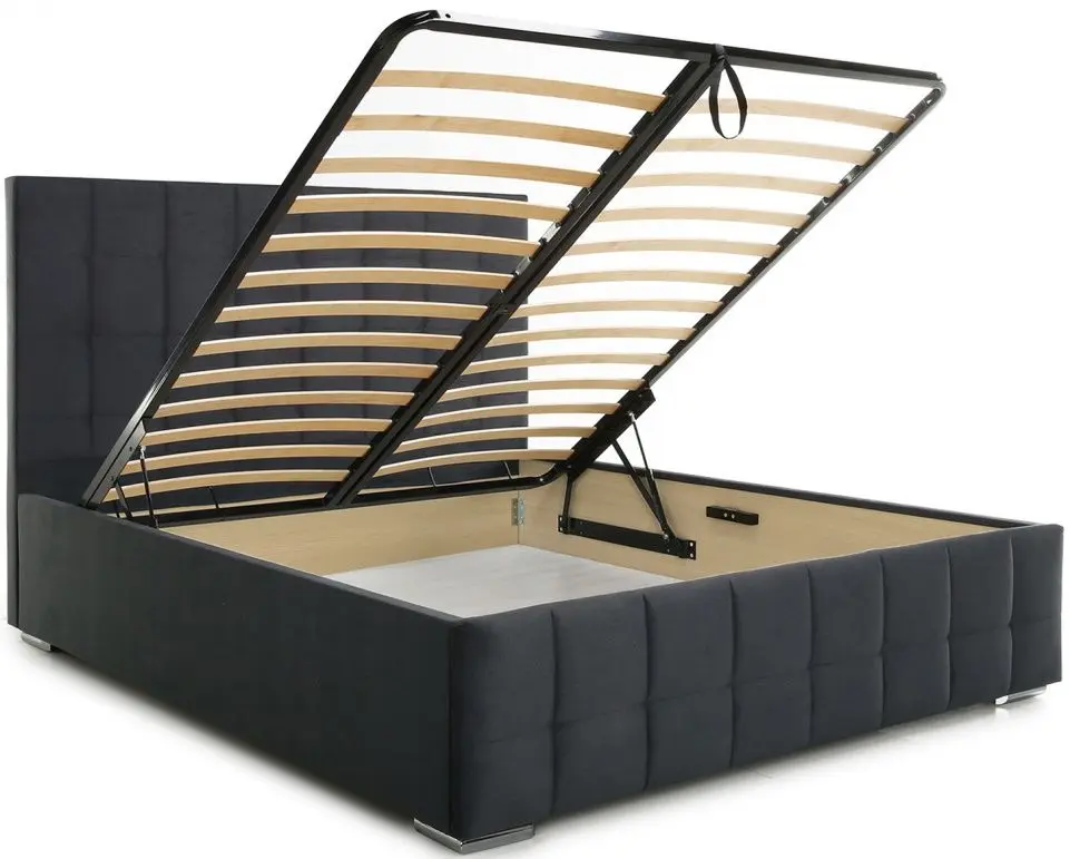 Кровать Stolline Пассаж 2 1.4 Темно-Серый (с подъем. мех.) - 6