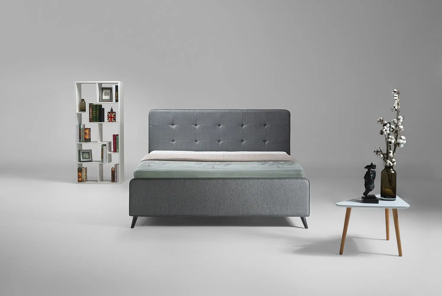 Pat Studio Casa Rimini Brown 160х200 baza lamele (Grey) - 5