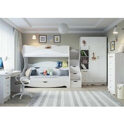Pat suprapus SV-mebel Akvarel 1 80х200 More (Ash Anchor Light/White) Thumb
