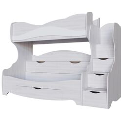 Pat suprapus SV-mebel Akvarel 1 80х200 (Ash Anchor Light/White Matt)