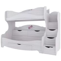 Pat suprapus SV-mebel Akvarel 1 80х200 (Ash Anchor Light/Flowers)