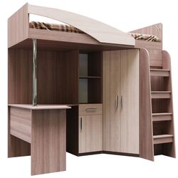 Pat-Mansarda SV-Mebel Gorod 90x200 (Ash Shimo Dark/Ash Shimo Light)