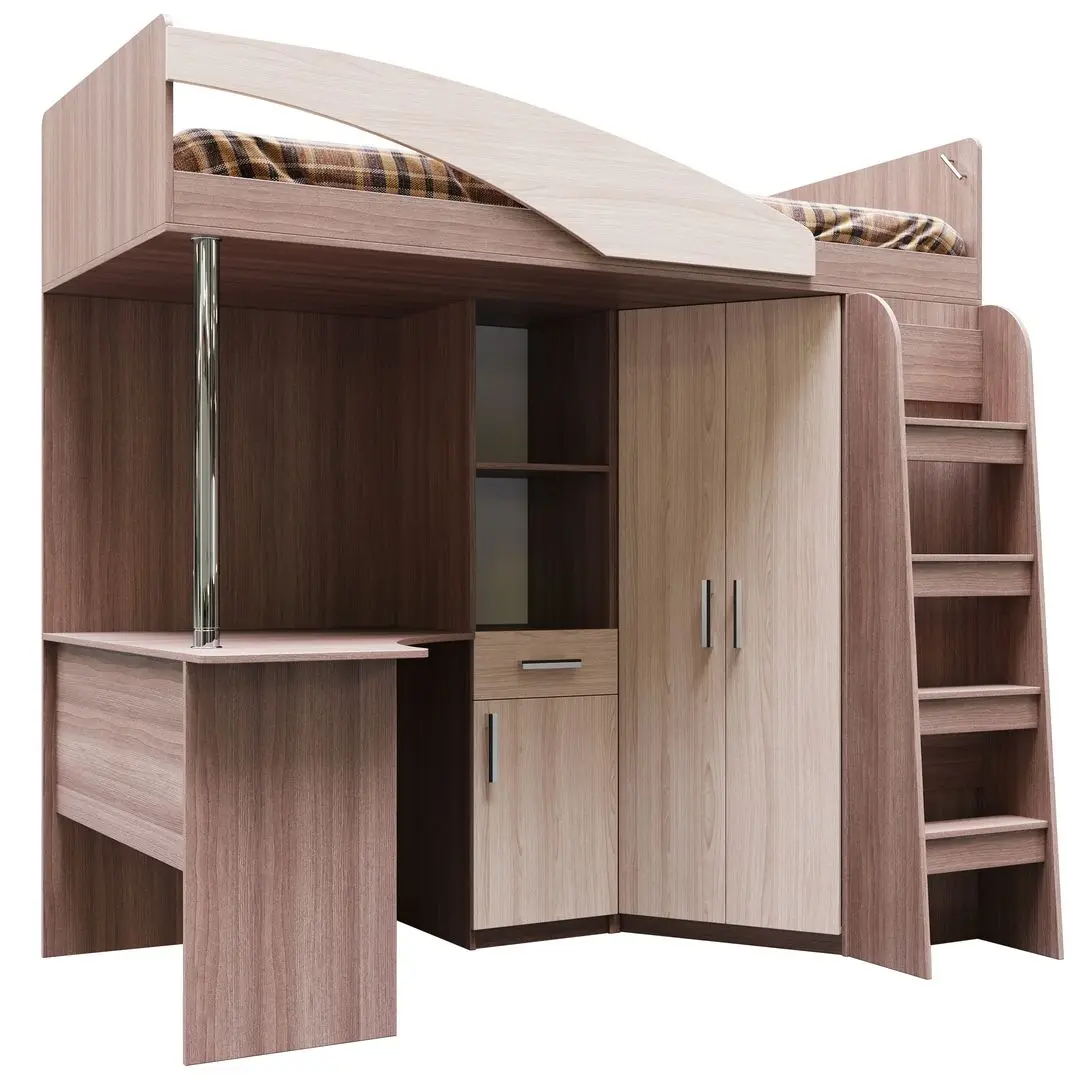 Pat-Mansarda SV-Mebel Gorod 90x200 (Ash Shimo Dark/Ash Shimo Light)