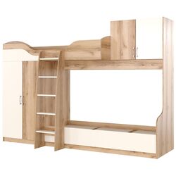 Pat suprapus SV-Mebel Rio 1 80x200 (Delano Oak/White)