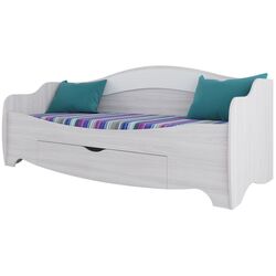 Pat SV-mebel Akvarel 1 80х200 (Ash Anchor Light/White Matt) Thumb