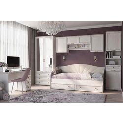 Pat SV-Mebel Aleksandriya КР-106 90x200 cu baza (Santorini Pine Light) Thumb