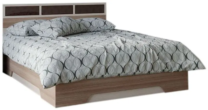 Кровать SV-Mebel Эдем 2 140х200 (Ясень Шимо Темный/Ясень Шимо Светлый)