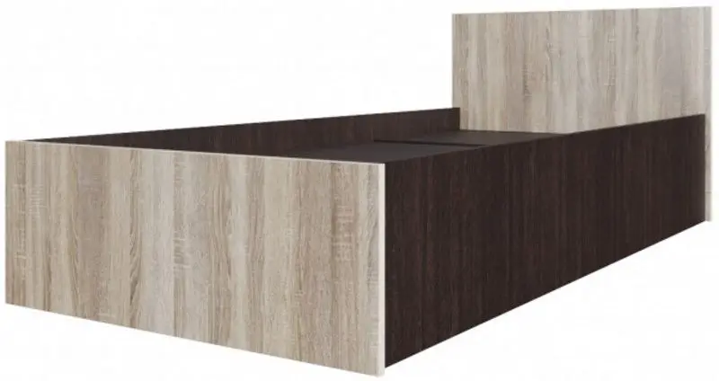 Pat SV-Mebel Edem-5 90x200 cu baza (Wenge Oak/Sonoma Oak)