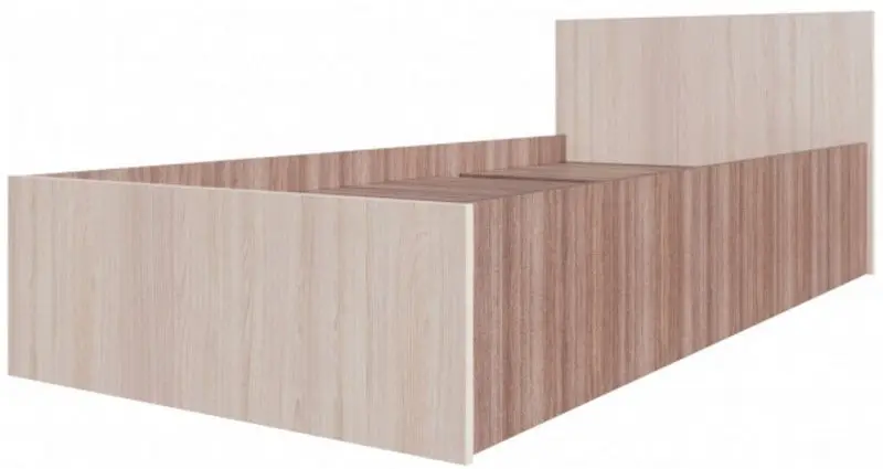 Pat SV-Mebel Edem-5 90x200 cu baza (Ash Shimo Dark/Ash Shimo Light)