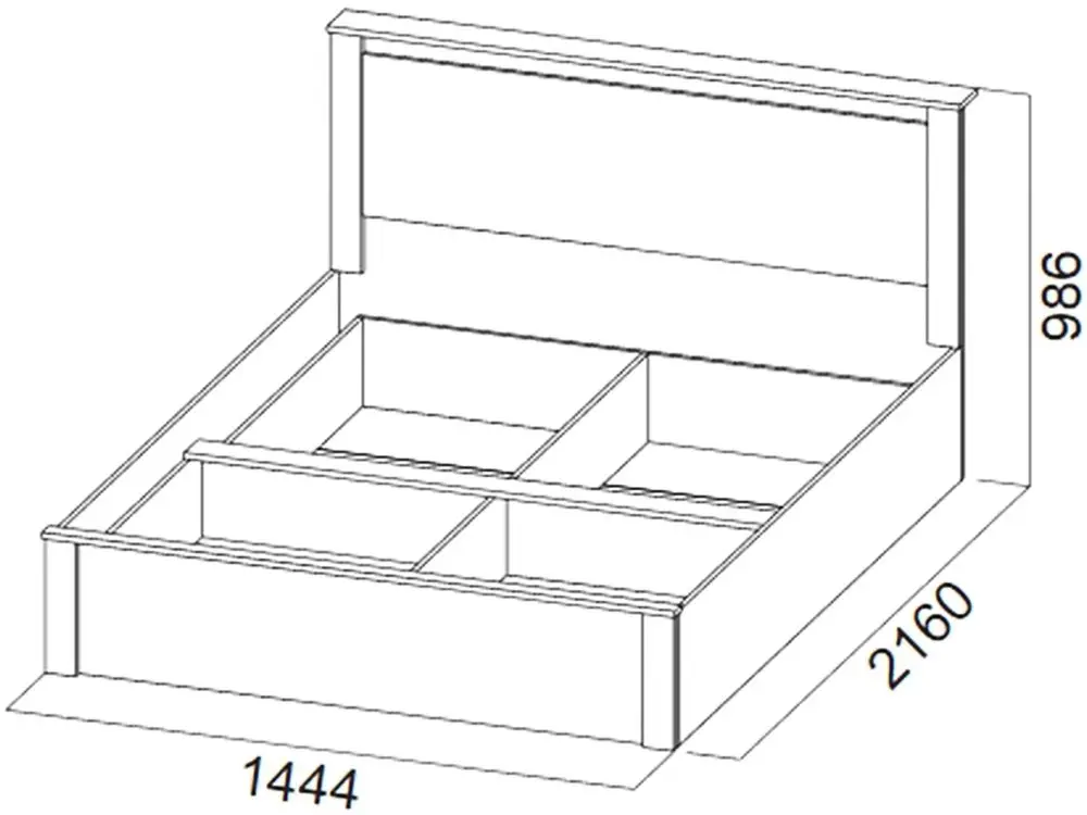 Pat SV-mebel Gamma-20 140x200 (Ash Anchor Light/Sandal Light)