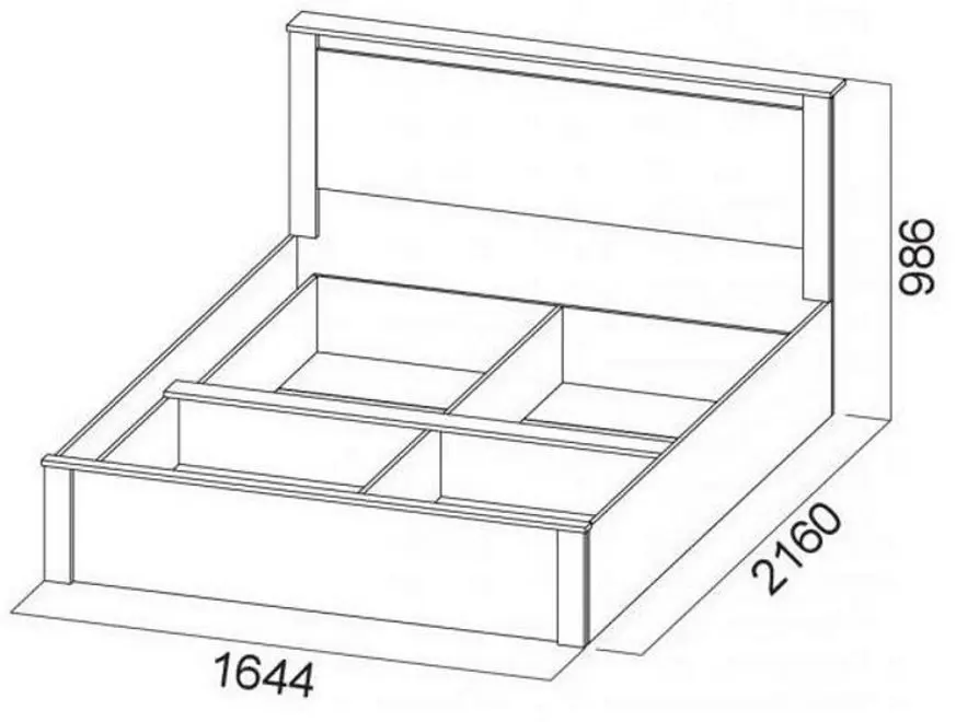 Pat SV-mebel Gamma-20 160x200 (Ash Anchor Light/Sandal Light) - 2