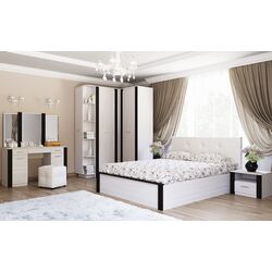 Pat SV-Mebel Gamma 20 160x200 Ash Anchor Light/Wenge (cu spatar moale) Thumb