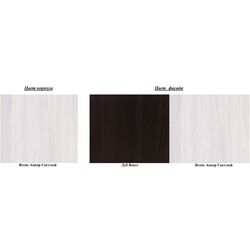 Pat SV-Mebel Gamma 20 160x200 Ash Anchor Light/Wenge (cu spatar moale) Thumb