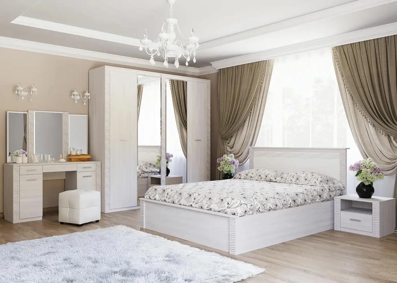 Pat SV-Mebel Gamma 20 180x200 (Ash Anchor Light/Sandal Light) - 3