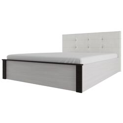 Pat SV-Mebel Gamma 20 №2 180x200 cu spatar moale (Ash Anchor Light/Wenge)