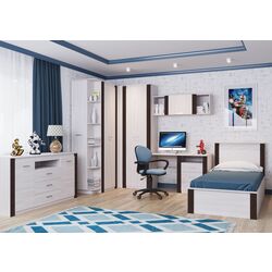 Pat SV-Mebel Gamma 20 90x200 (Ash Anchor Light/Wenge) Thumb