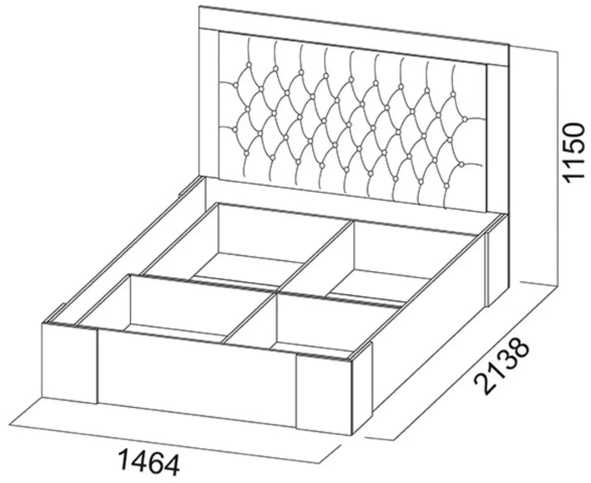 Pat SV-mebel Laguna 6 140x200 (Sonoma Oak/Pearl) - 2