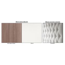 Кровать SV-mebel Лагуна 7 160х200 Ясень Шимо Темный/Жемчуг (с пуговицами) Thumb