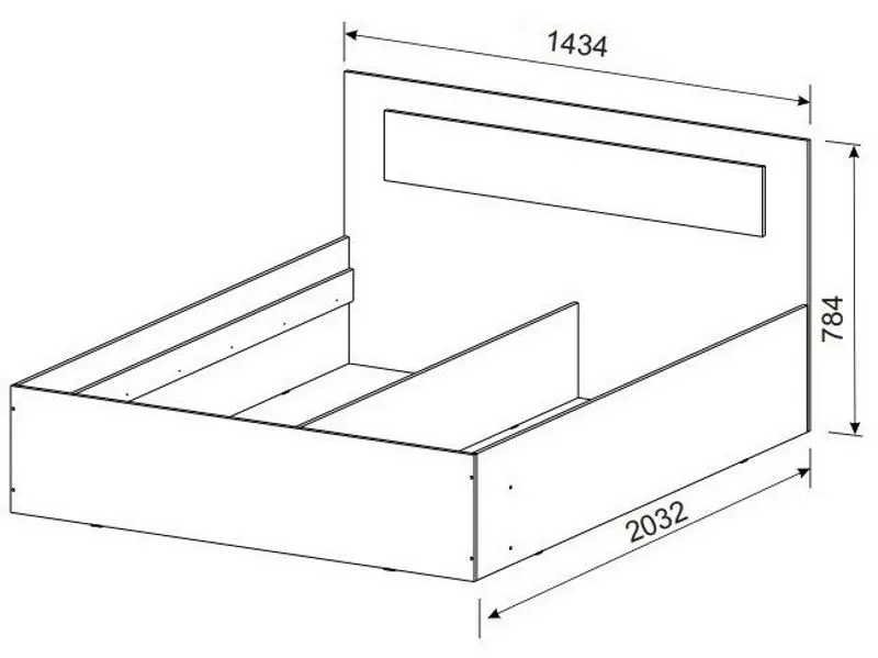 Pat SV-Mebel MSP-1 140x200 (Gold Oak/Dark Stone) - 2