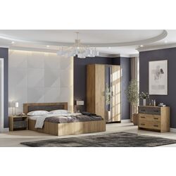 Pat SV-Mebel MSP-1 140x200 (Gold Oak/Dark Stone) Thumb