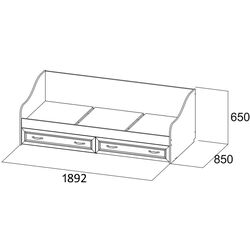 Pat SV-Mebel Vega Seriya Nr.2 ДМ-09 80х186 (Pine Karelia) Thumb