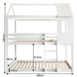 Pat suprapus Tempo Kondela Atrisa 90x200 (White) Thumb