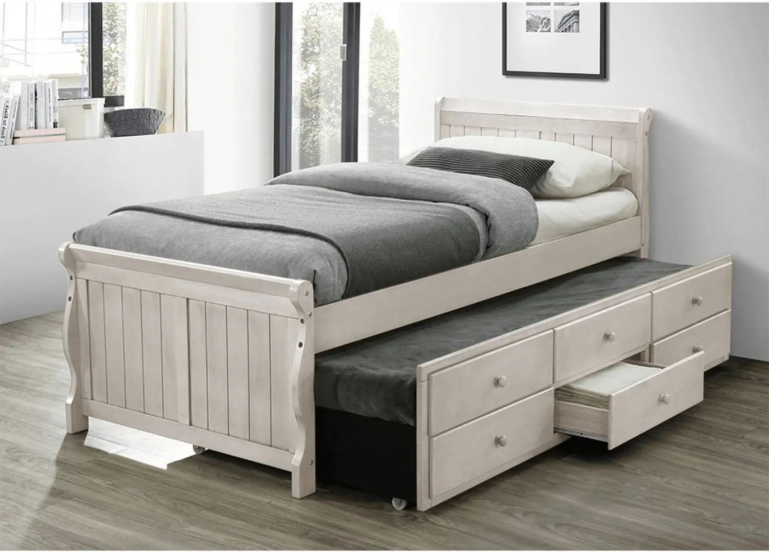 Pat extensibil Tempo Kondela Antiko 90x200 (Antique White)