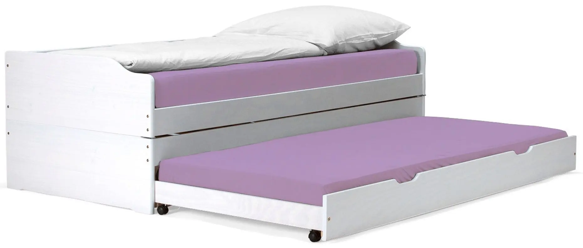 Pat extensibil Tempo Kondela Flopy 90x200 (White)