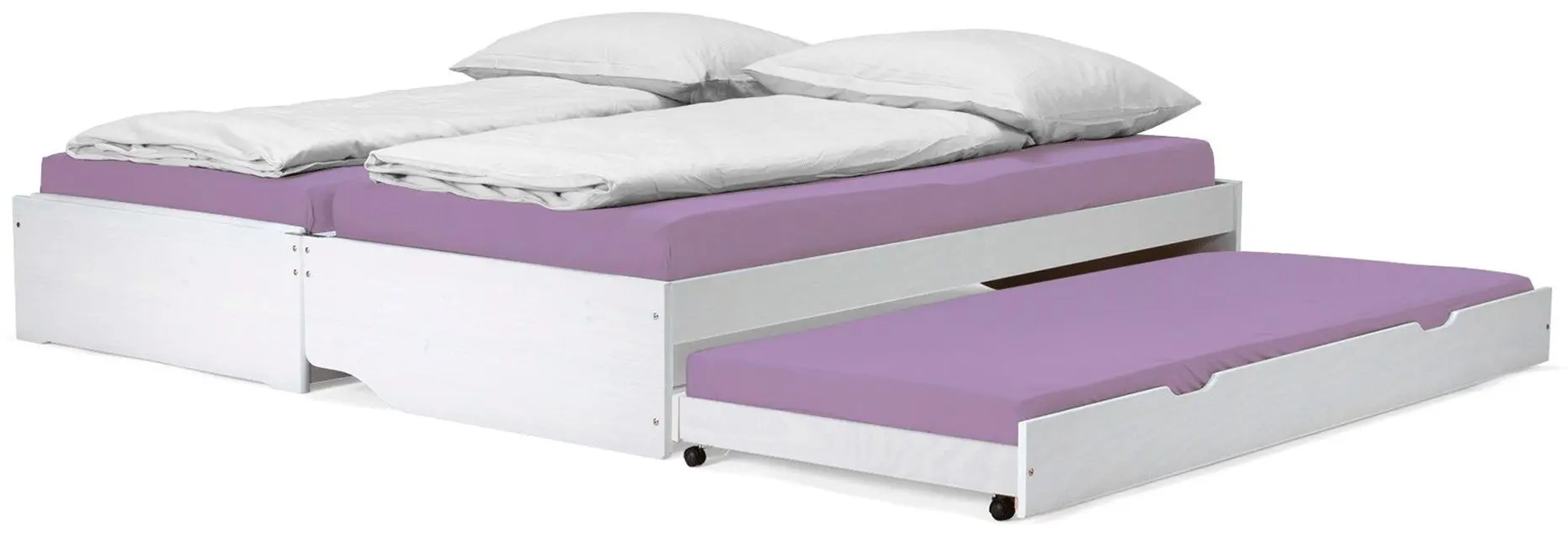 Pat extensibil Tempo Kondela Flopy 90x200 (White)