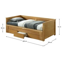 Pat extensibil Tempo Kondela Goreta 90x200 (Oak) Thumb